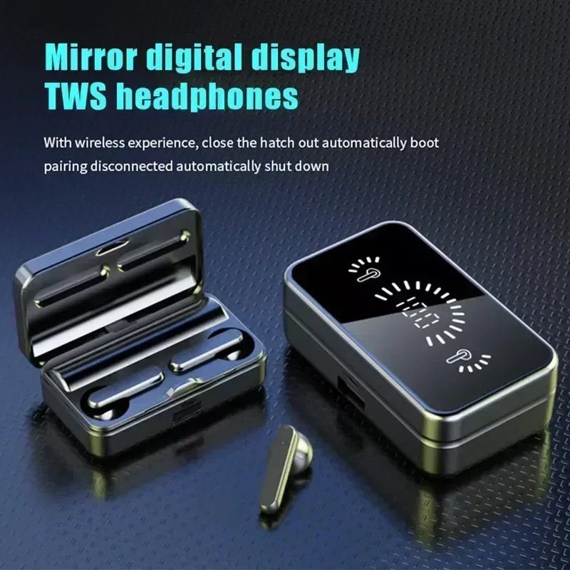 TWS Bluetooth-Compatible Earphones Stereo Sport Headset Waterproof Wireless Headphone apply to smartphones