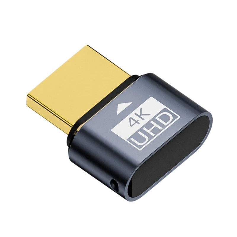 HDMI Dummy Plug HDMI Virtual Monitor Connector for HDTV Graphics Cards, Ensures Crisp Visuals and Smooth Performances