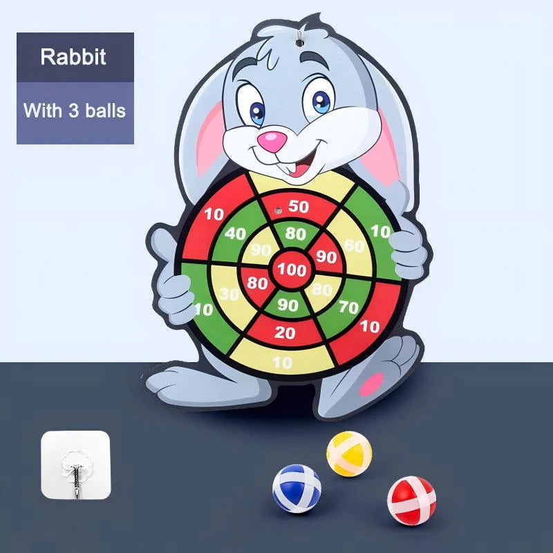 Child Educational Games Dart Board Baby Toy Stickey Ball Dart Indoor Sports Child Montessori Games for Children 3 to 7 Years