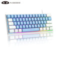 2026 New USB Gaming Mechanical Mini Keyboard Red Switch RGB Backlit 61 Keys Wired Feel for Game/Office