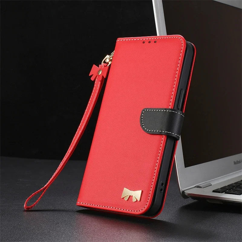 Flip Leather Phone Case For Redmi Note 15 14 13 12 Pro Plus 14C 13C 12C 11A Turbo 4 Pro A4 A3 Card Holder Wallet Cover Coque