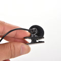 NEW .5mm Mini Studio Speech Mic Microphone Clip On Lapel For PC Desktop Notebook