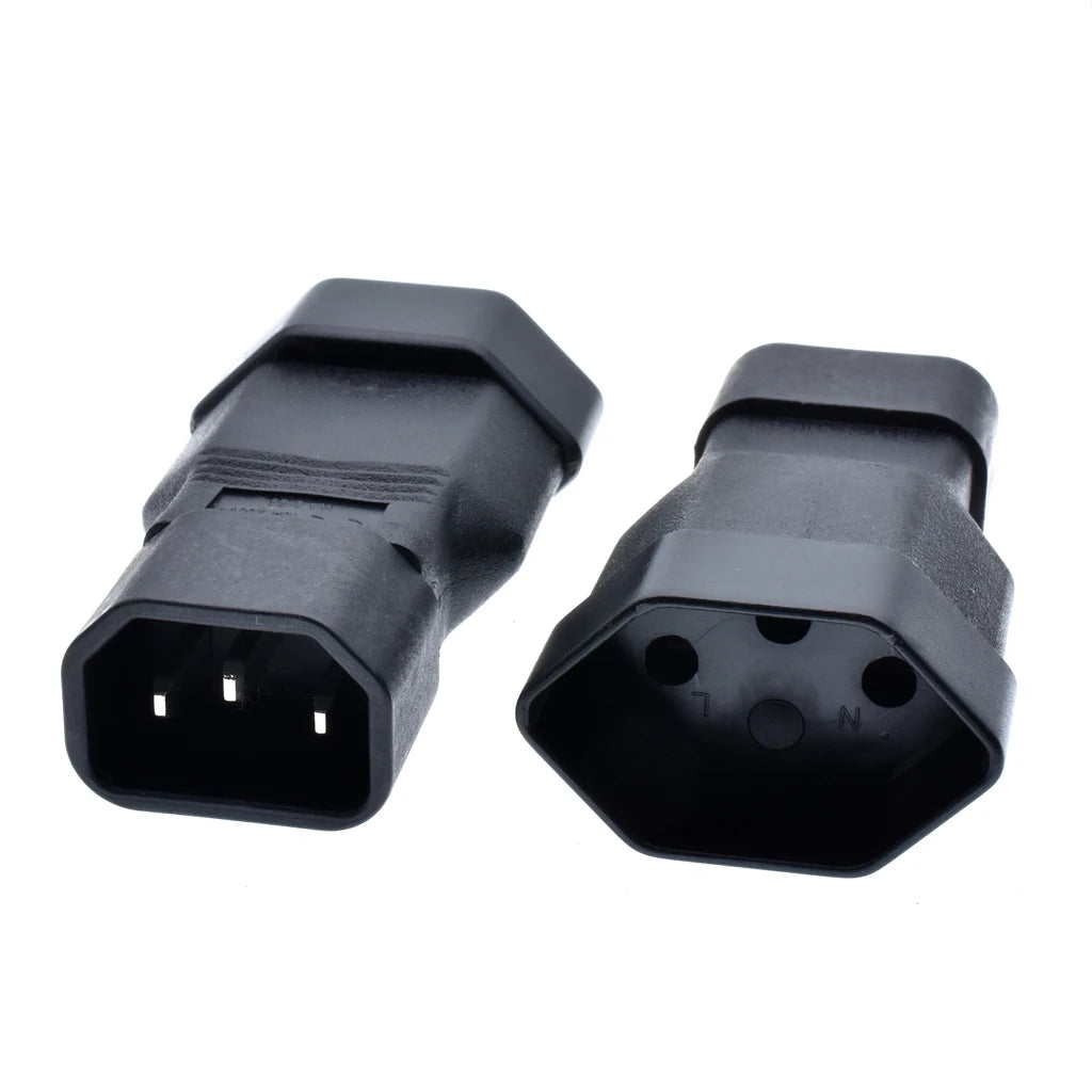 Universele IEC320 C13 C14 Om C5 C6 C7 C8 C19 C20 C21 Convert Connector Ups Pdu Man-vrouw Eu us Power Plug Adapter Socket