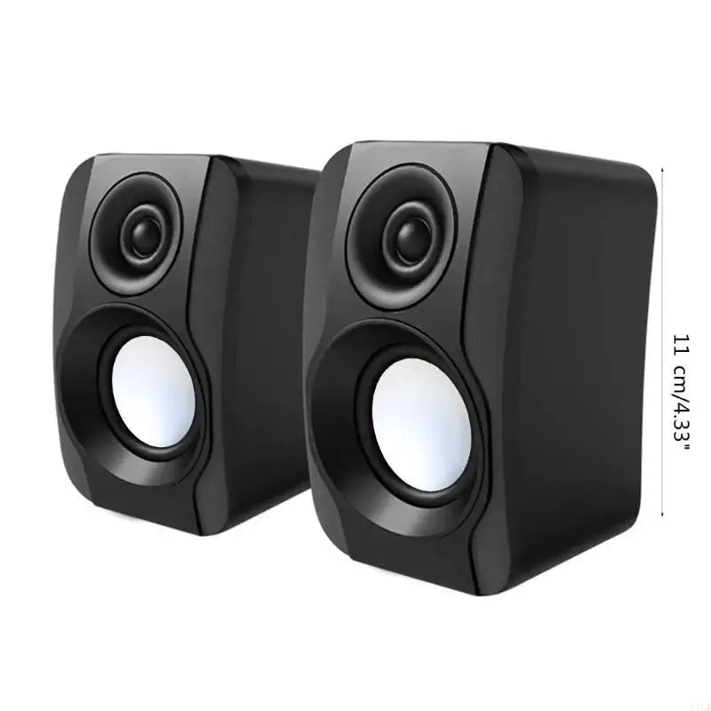 2025 New USB Wireds Speaker 3.5mm Input USB Power Computer Speaker Subwoofer Soundboxes for Desktop PC