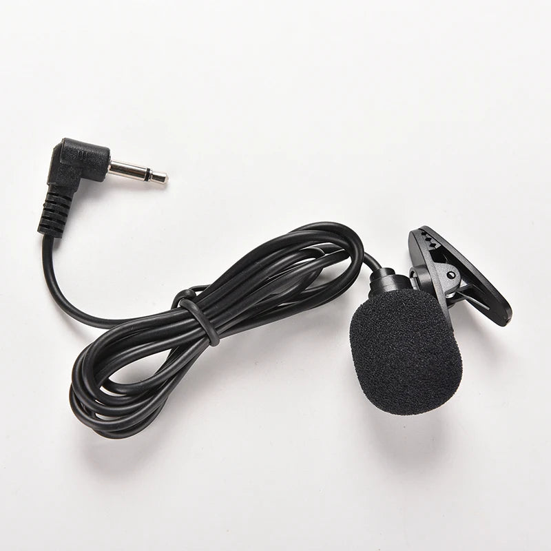 NEW .5mm Mini Studio Speech Mic Microphone Clip On Lapel For PC Desktop Notebook