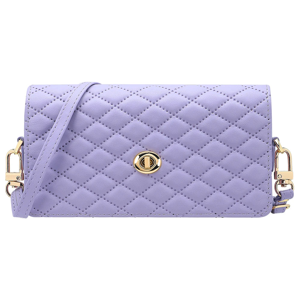 Compatible With Galaxy Z Fold 7 6 5 4 3 2 Adjustable Crossbody Strap Mobile Phone Wallet Bag, Luxury Gilrs PU Leather Phone Bag