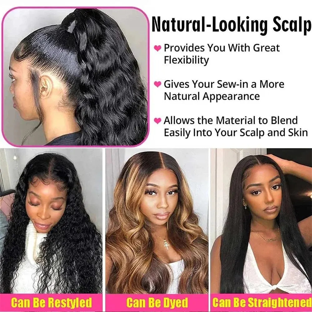 Heyju wig 13x6 HD Lace Frontal Wig 13x4 Lace Front Human Hair Wigs For Black Women  Body Wave Lace Front Wig Brazilian Hair Wig