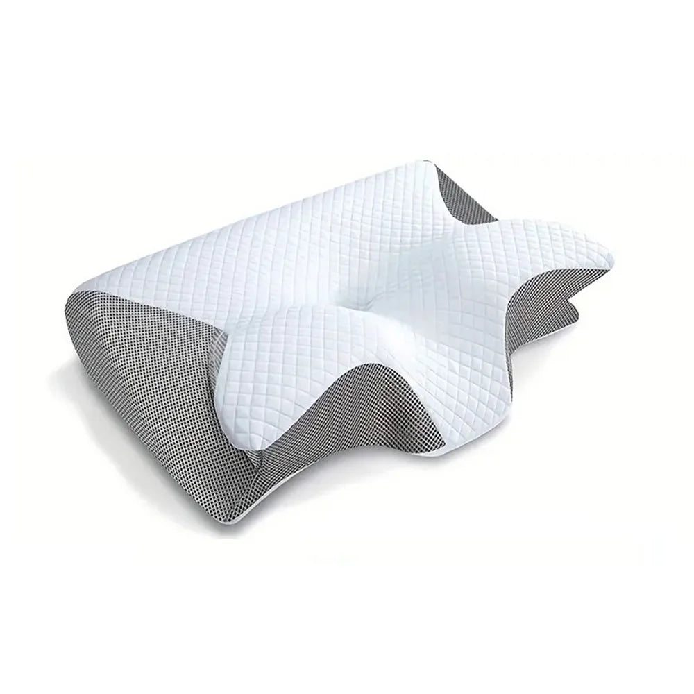 Sleep Memory Pillow Butterfly Memory Foam Neck Pillows Contoured Sleep For Neck Pain Relief Stomach Support Comfortable Pillow