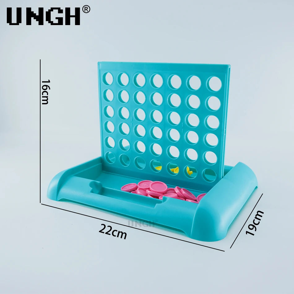 UNGH Four In A Row Bingo Chess Connect Classic Family Board Game Toys Fun Educational Toy for Kids Children Entertainment Game