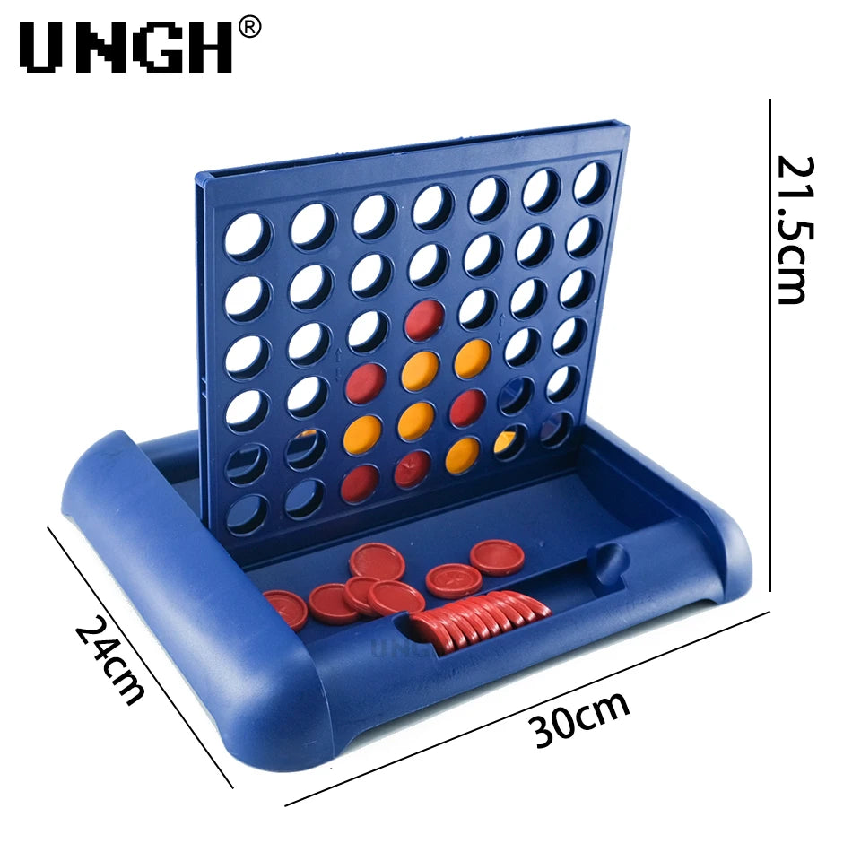 UNGH Four In A Row Bingo Chess Connect Classic Family Board Game Toys Fun Educational Toy for Kids Children Entertainment Game