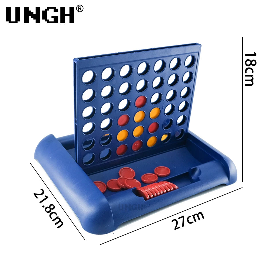 UNGH Four In A Row Bingo Chess Connect Classic Family Board Game Toys Fun Educational Toy for Kids Children Entertainment Game