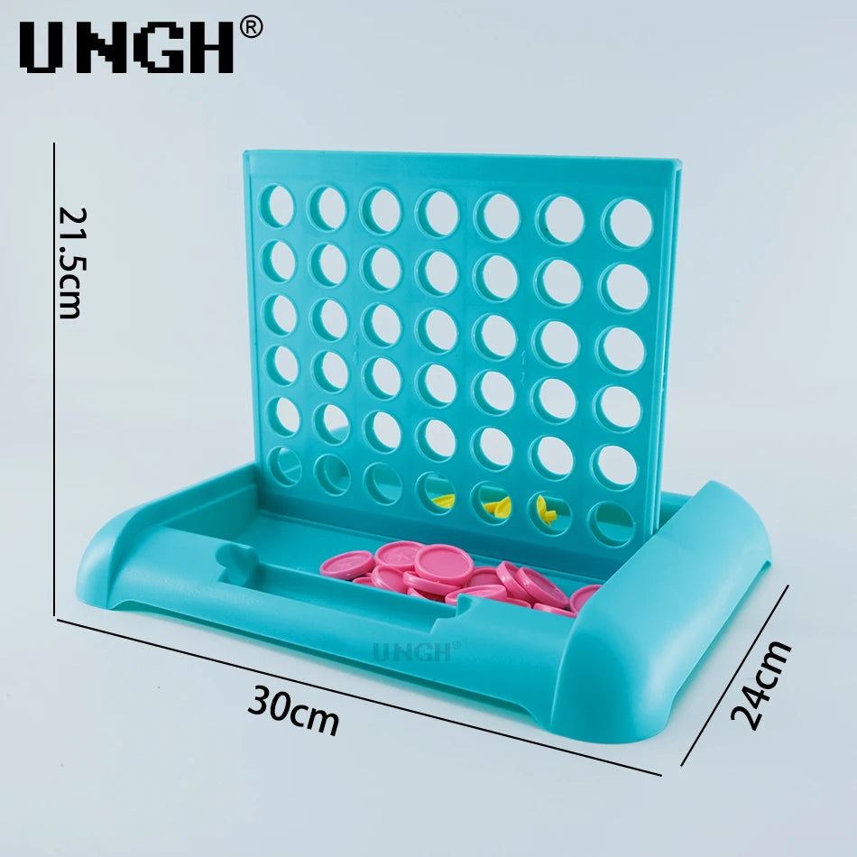 UNGH Four In A Row Bingo Chess Connect Classic Family Board Game Toys Fun Educational Toy for Kids Children Entertainment Game