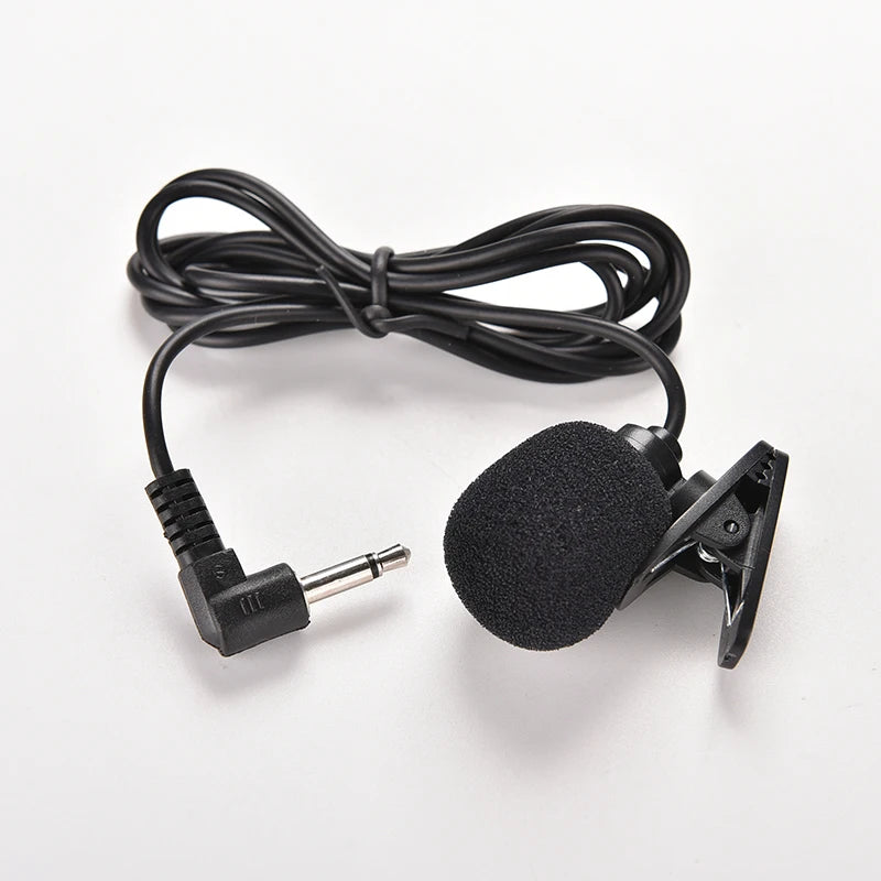 NEW .5mm Mini Studio Speech Mic Microphone Clip On Lapel For PC Desktop Notebook
