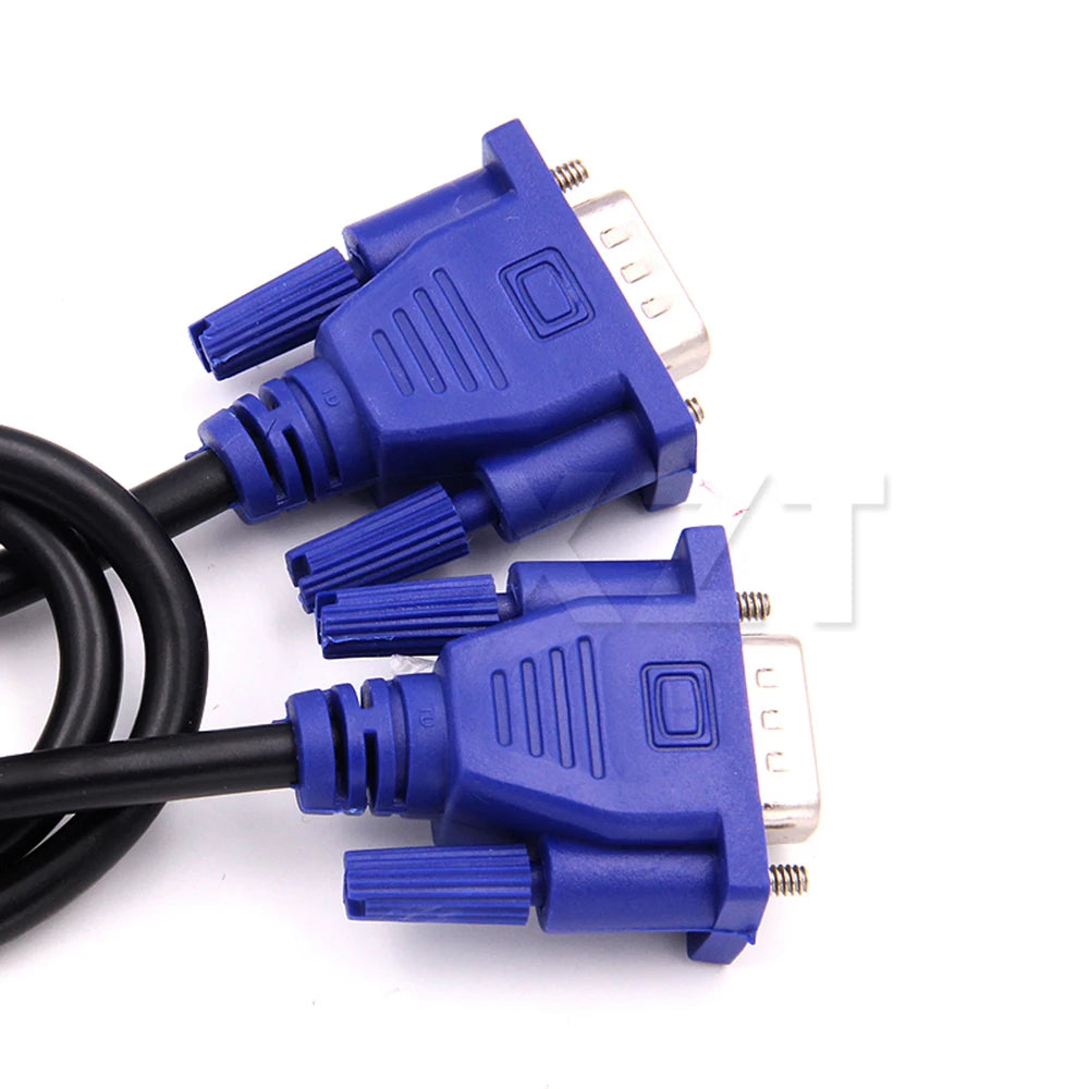 1.3M VGA To VGA Cable 15 Pin Male To Male Extension Converter Connector for Computer Monitor Projector PC TV Adapter
