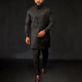 Men African Two Piece Set Traditional Outfits Long Sleeve Shirt Pants Party Africa 2024 Summer Gentleman Ethnic Business Suit
