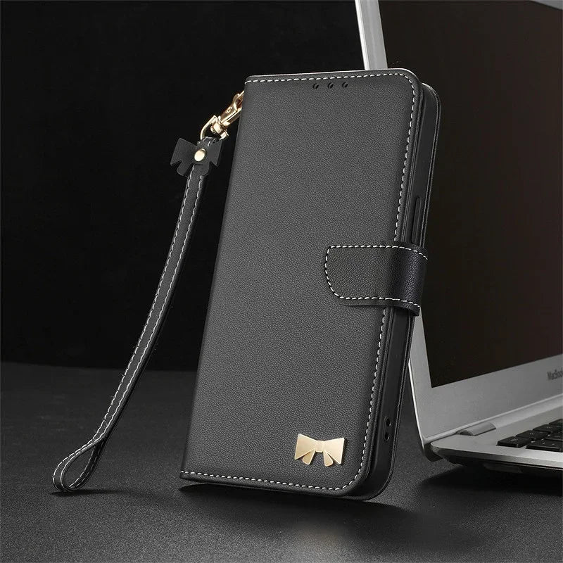 Flip Leather Phone Case For Redmi Note 15 14 13 12 Pro Plus 14C 13C 12C 11A Turbo 4 Pro A4 A3 Card Holder Wallet Cover Coque