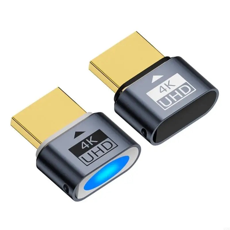 HDMI-Compatible Dummy Plug 4K HDR Virtual Monitor EDID Emulator Headless Ghost Display Adapter Supports Up To 4K@60Hz 1080@120Hz