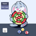 Child Educational Games Dart Board Baby Toy Stickey Ball Dart Indoor Sports Child Montessori Games for Children 3 to 7 Years