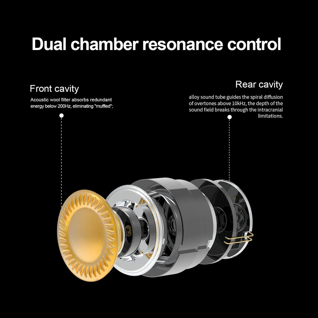 New EarAcoustic Audio VSA MAX IEMs Full-width titanium diaphragm Tesla Dynamic HIFI In-ear Earphones VoidSilver Stalker monitor