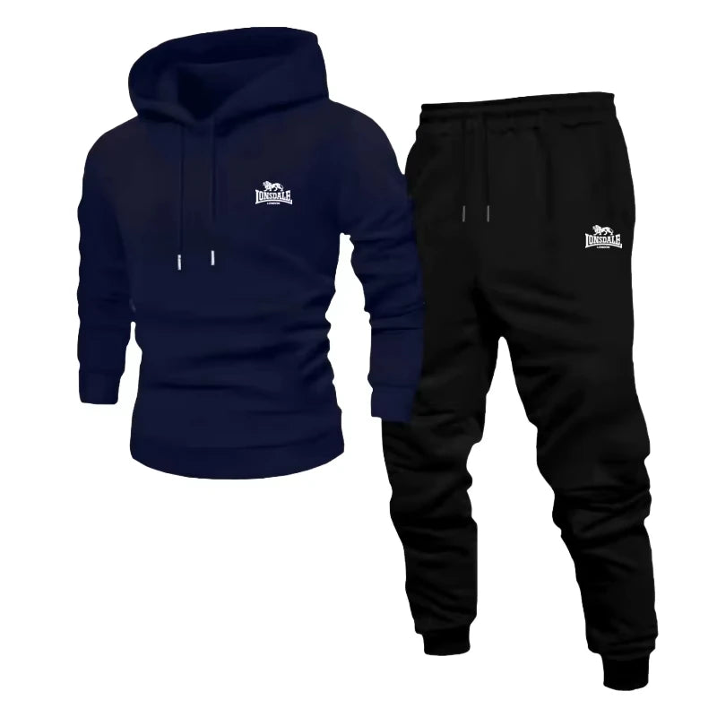 New Mens Womens Soft Comfortable Fitness Jogging Set Long Sleeve Sweatshirt Casual Sport Pants Autumn Winter Two Piece Outfit