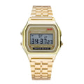 Multifunction LED Digital Sports Wrist Watch Steel Strap for Men And Women Business Electronic Clock