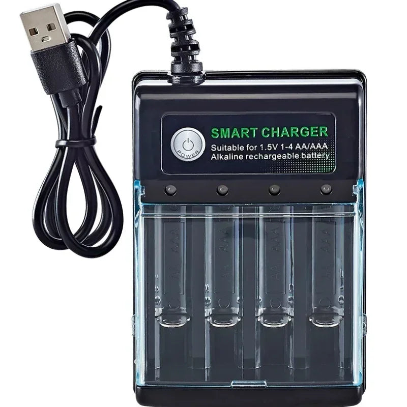 Original Rechargeable Battery 1.5V AA 9800mAh+AAA 8800mAh+Charger for Computer Clock Radio Video Game Digital Camera AA AAA
