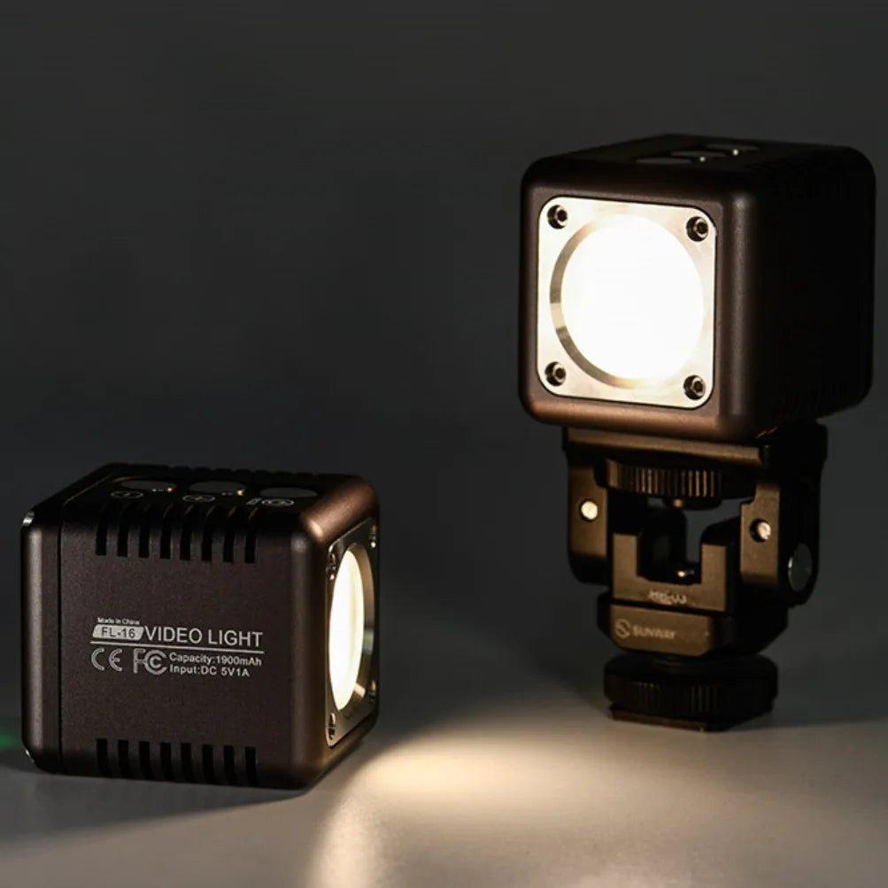 SUNWAYFOTO Mini LED Light for Camera Video Photography 3000-5500k IP66