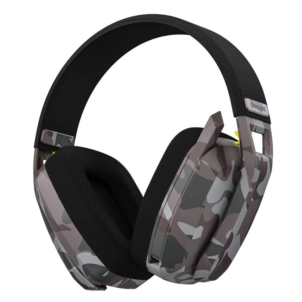 BINNUNE BW06 2.4GHz Wireless Gaming Headset with Mic for PS5 PS4 PC Mac Playstation Bluetooth Gaming headphone with Microphone