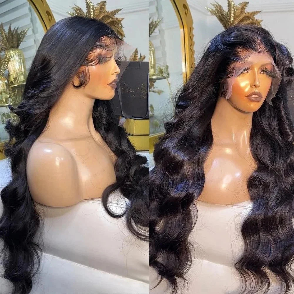 Heyju wig 13x6 HD Lace Frontal Wig 13x4 Lace Front Human Hair Wigs For Black Women  Body Wave Lace Front Wig Brazilian Hair Wig