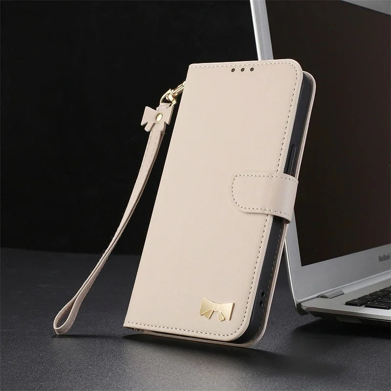 Flip Leather Phone Case For Redmi Note 15 14 13 12 Pro Plus 14C 13C 12C 11A Turbo 4 Pro A4 A3 Card Holder Wallet Cover Coque