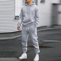 2026 Men Sets Casual Sports Two Piece Sets Spring Autumn Loose Comfortable Simple Tracksuits Man Solid Hoodies Sweatpants Outfit