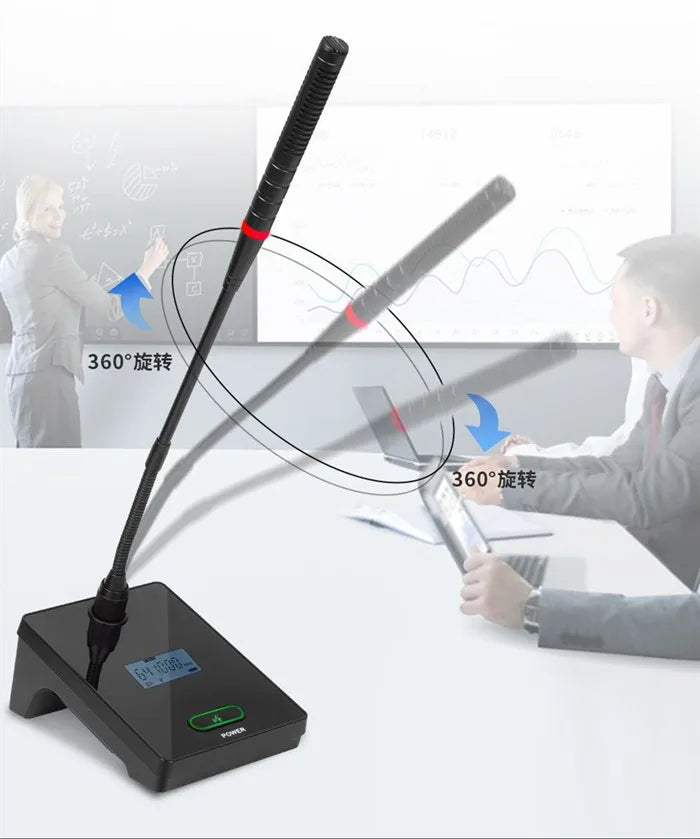 U-68C professional 4 channels meeting room sound system audio mic conference wireless microphone system for  Stage Performance