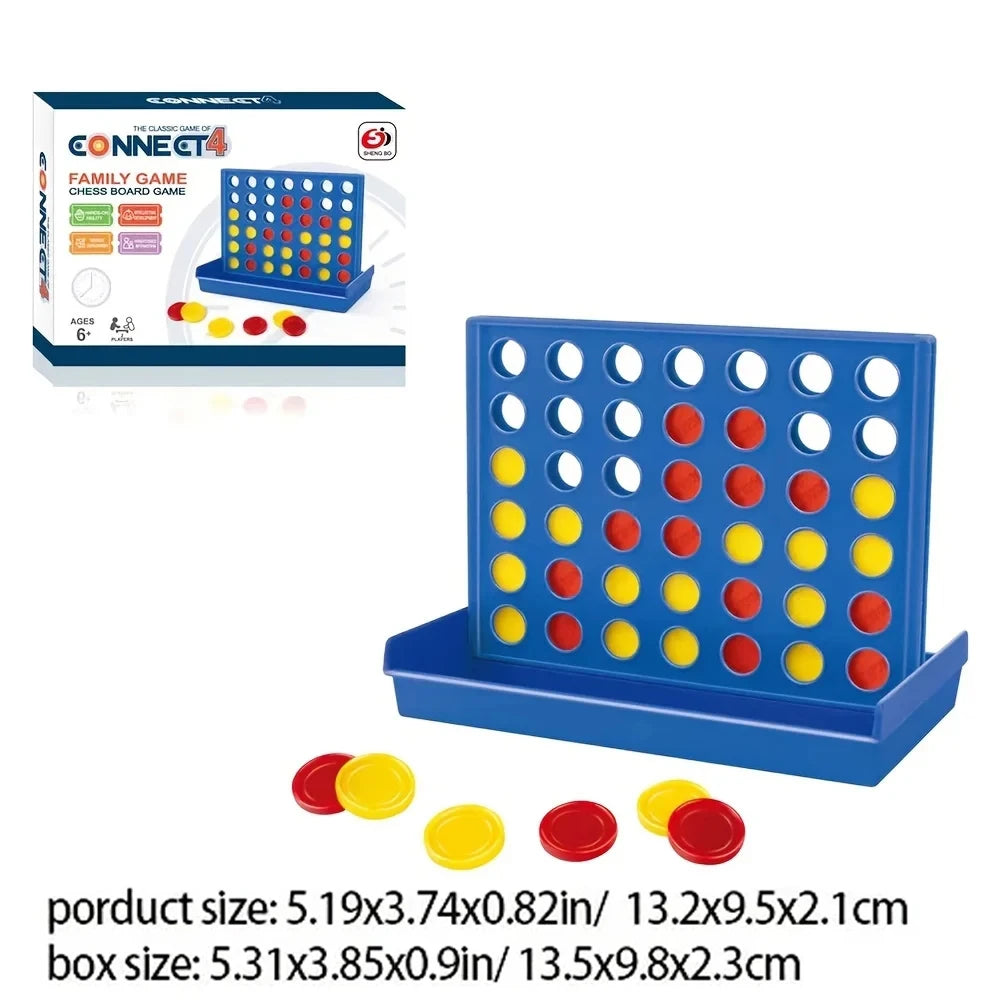 Four In A Row Bingo Chess Connect Classic Family Board Game Toys Fun Educational Toy for Kids Children Entertainment Board Games