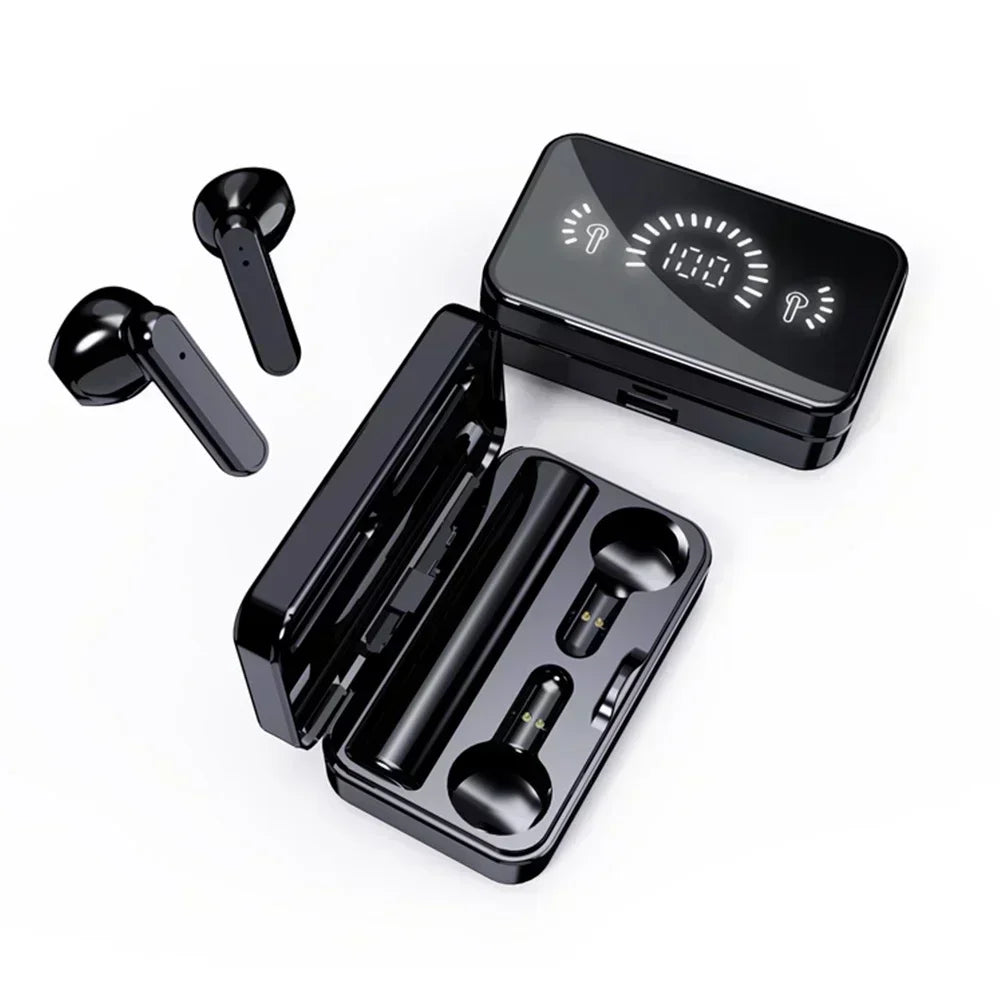 TWS Bluetooth-Compatible Earphones Stereo Sport Headset Waterproof Wireless Headphone apply to smartphones